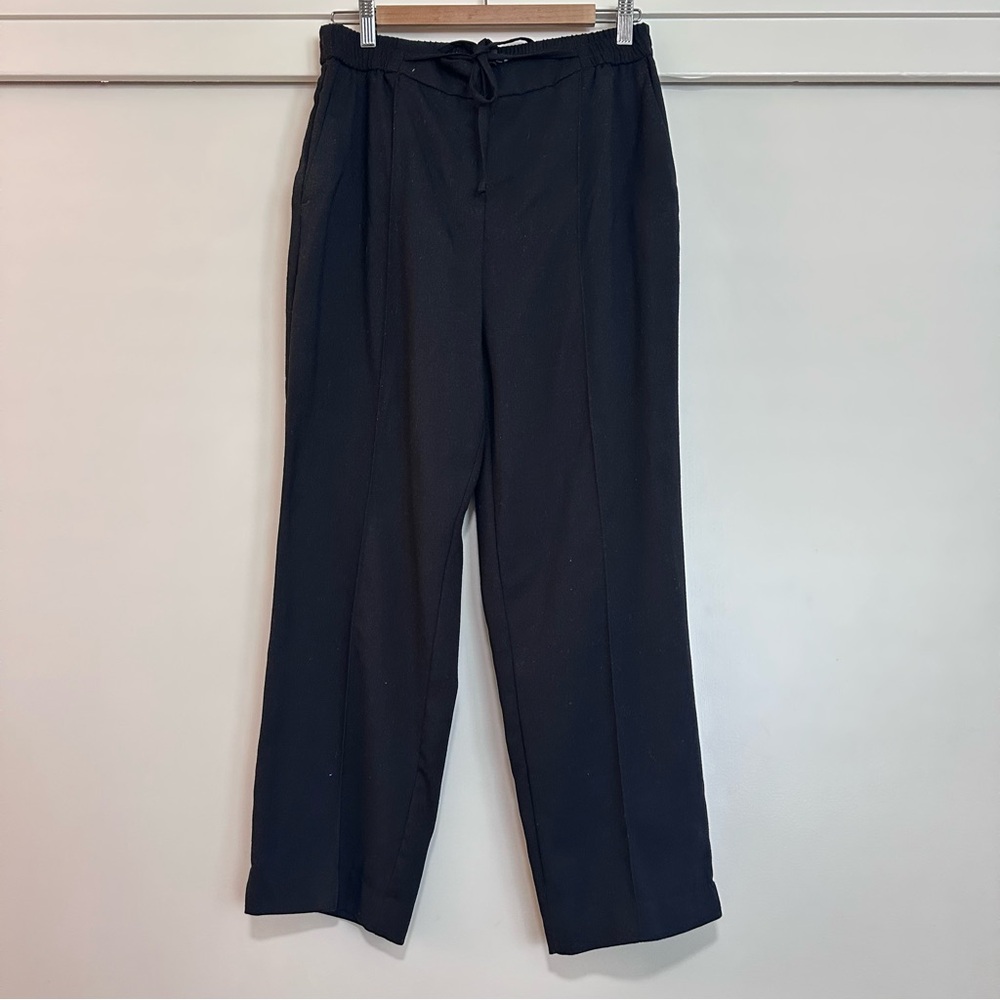 Zara Women's Black Cropped Pants‎